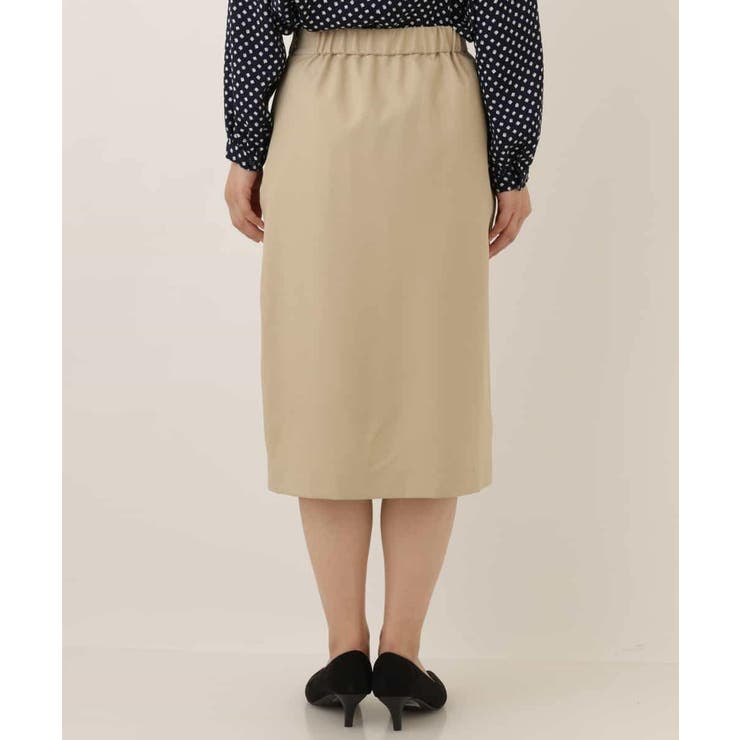 【洗える/セットアップ対応】ラップ調ナロースカート | a.v.v【WOMEN】 | 詳細画像15 