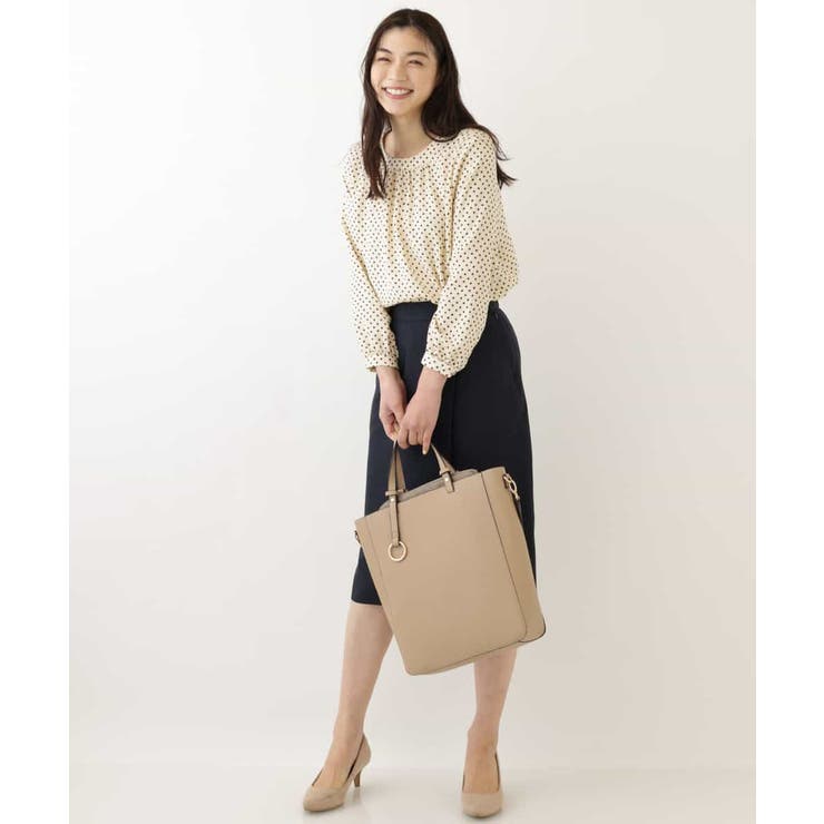 【洗える/セットアップ対応】ラップ調ナロースカート | a.v.v【WOMEN】 | 詳細画像6 