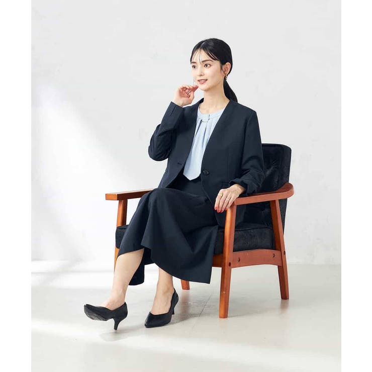 【洗える/ストレッチ/UVカット】麻調ストレッチフレアスカート | a.v.v【WOMEN】 | 詳細画像11 