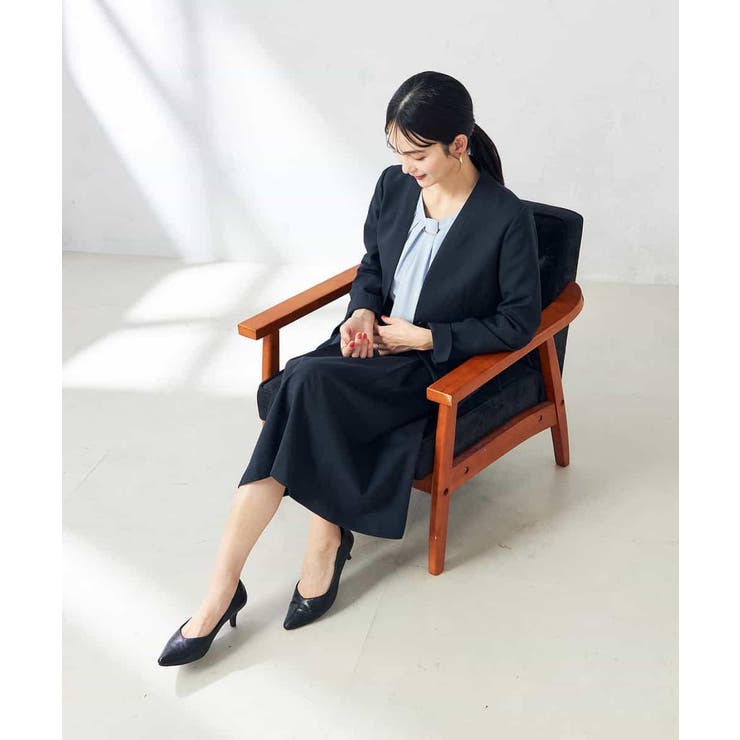 【洗える/ストレッチ/UVカット】麻調ストレッチフレアスカート | a.v.v【WOMEN】 | 詳細画像13 