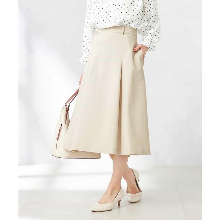 【洗える/ストレッチ/UVカット】麻調ストレッチフレアスカート | a.v.v【WOMEN】 | 詳細画像17 