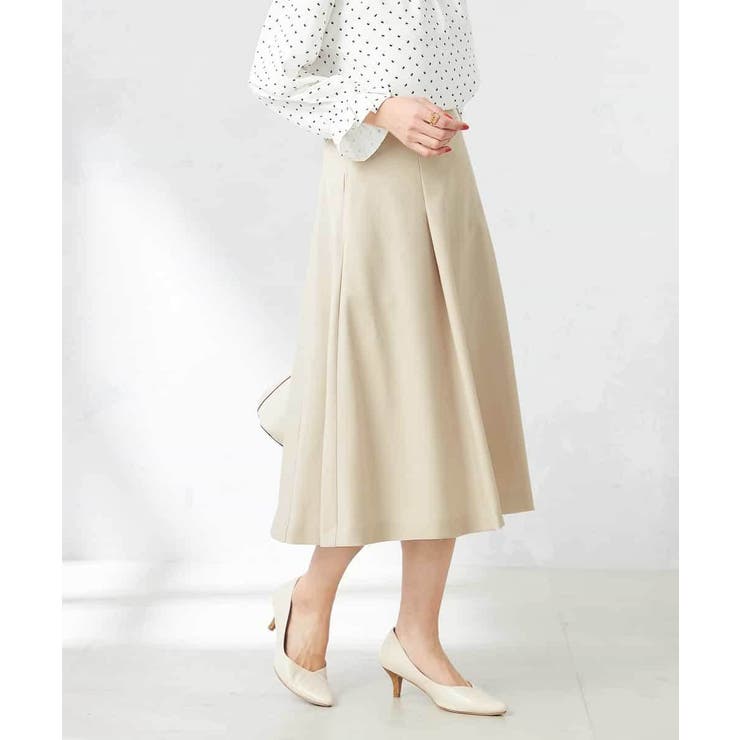 【洗える/ストレッチ/UVカット】麻調ストレッチフレアスカート | a.v.v【WOMEN】 | 詳細画像19 