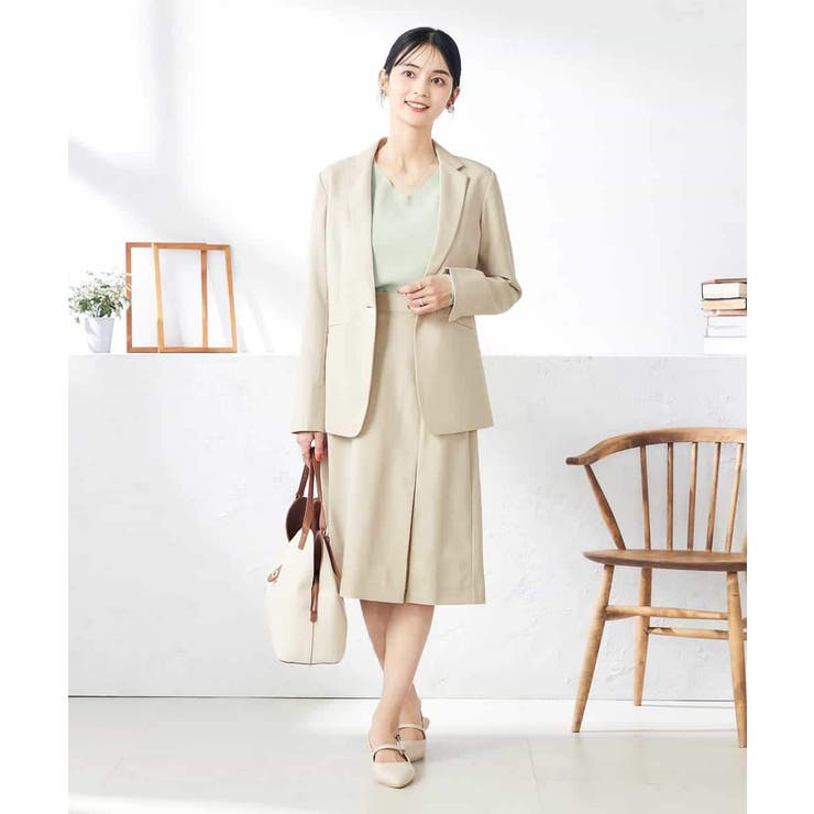 【洗える/ストレッチ/UVカット】麻調ストレッチタイトスカート | a.v.v【WOMEN】 | 詳細画像10 