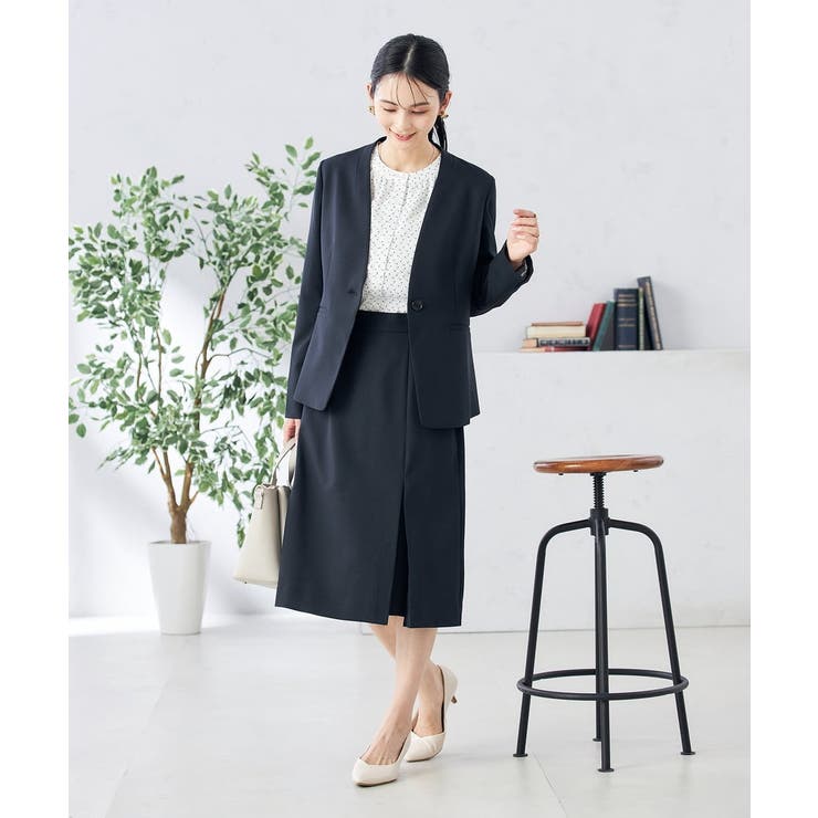 【洗える/ストレッチ/UVカット】麻調ストレッチタイトスカート | a.v.v【WOMEN】 | 詳細画像4 