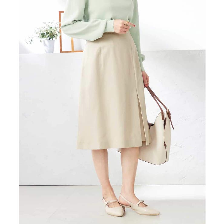 【洗える/ストレッチ/UVカット】麻調ストレッチタイトスカート | a.v.v【WOMEN】 | 詳細画像6 