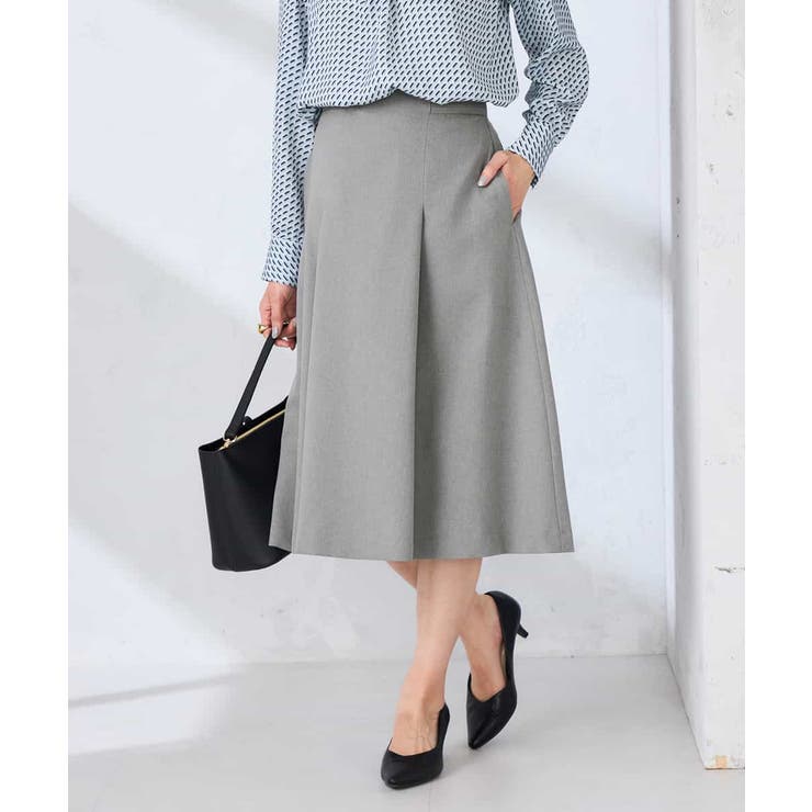 【洗える/UVカット】リネンライクストレッチフレアスカート | a.v.v【WOMEN】 | 詳細画像12 