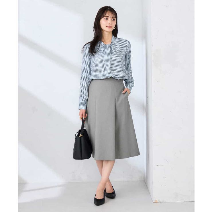 【洗える/UVカット】リネンライクストレッチフレアスカート | a.v.v【WOMEN】 | 詳細画像14 