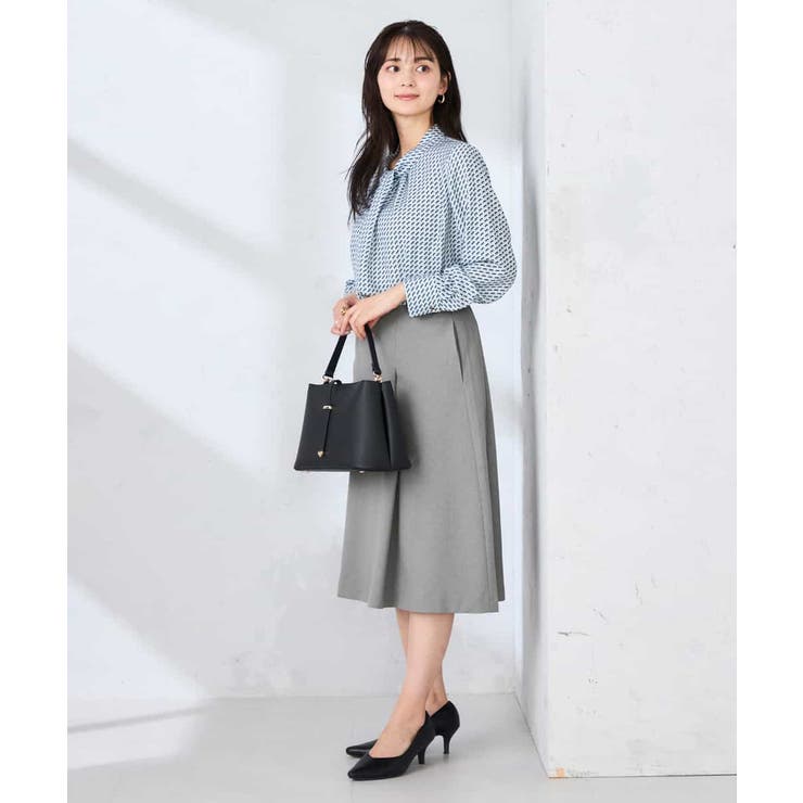 【洗える/UVカット】リネンライクストレッチフレアスカート | a.v.v【WOMEN】 | 詳細画像15 