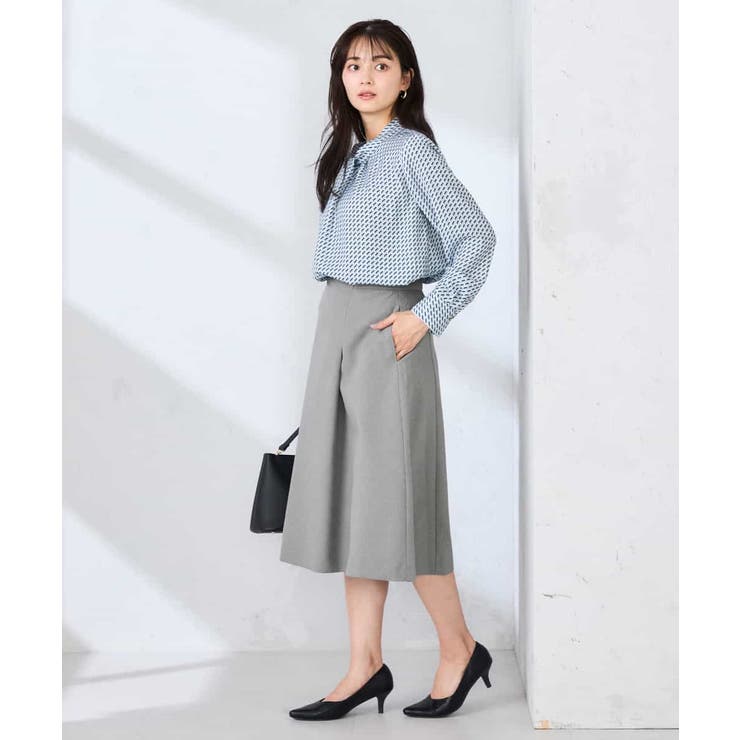 【洗える/UVカット】リネンライクストレッチフレアスカート | a.v.v【WOMEN】 | 詳細画像16 