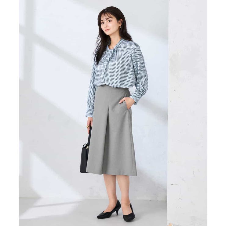 【洗える/UVカット】リネンライクストレッチフレアスカート | a.v.v【WOMEN】 | 詳細画像17 