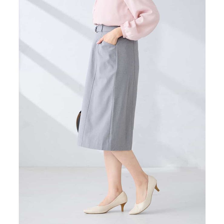 【洗える/UVカット】リネンライクストレッチタイトスカート | a.v.v【WOMEN】 | 詳細画像15 