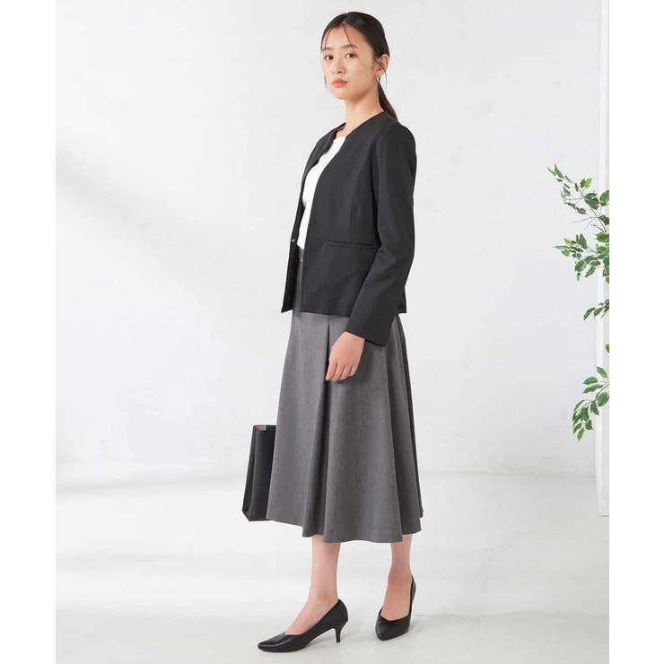 【洗える/イージーケア/吸水速乾/ストレッチ】梳毛調フレアスカート | a.v.v【WOMEN】 | 詳細画像11 