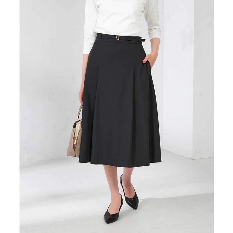 【洗える/イージーケア/吸水速乾/ストレッチ】梳毛調フレアスカート | a.v.v【WOMEN】 | 詳細画像15 