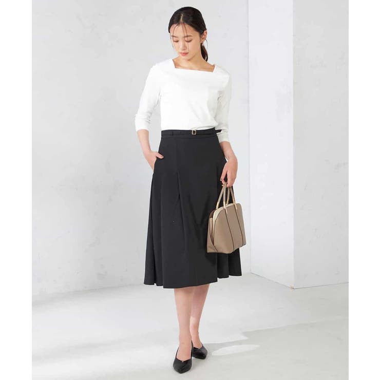 【洗える/イージーケア/吸水速乾/ストレッチ】梳毛調フレアスカート | a.v.v【WOMEN】 | 詳細画像19 