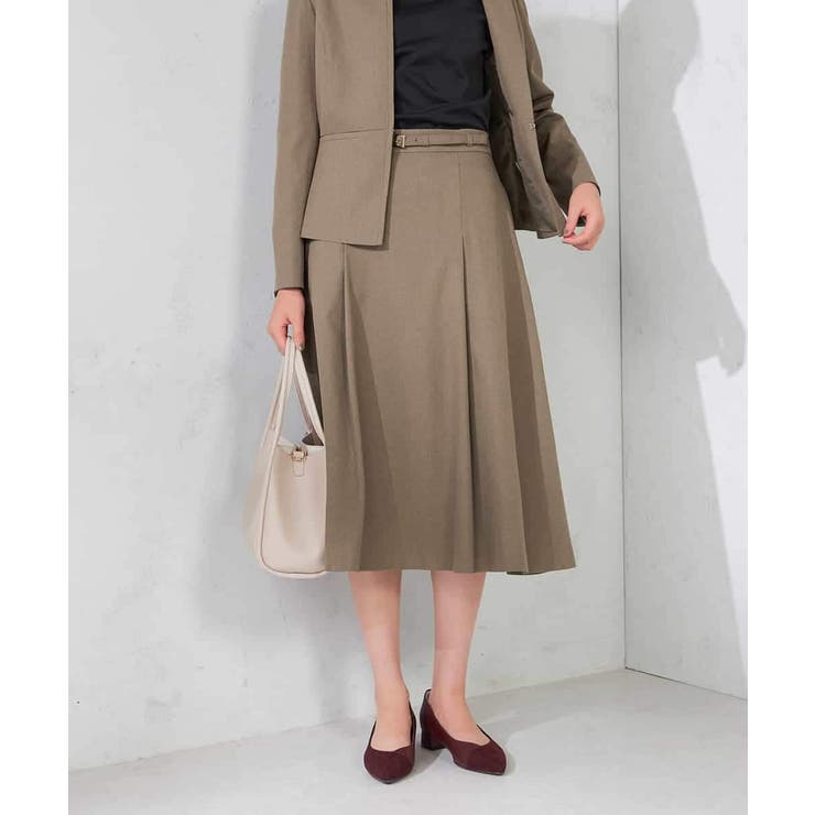 【洗える/イージーケア/吸水速乾/ストレッチ】梳毛調フレアスカート | a.v.v【WOMEN】 | 詳細画像2 