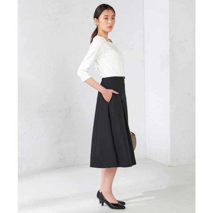 【洗える/イージーケア/吸水速乾/ストレッチ】梳毛調フレアスカート | a.v.v【WOMEN】 | 詳細画像20 