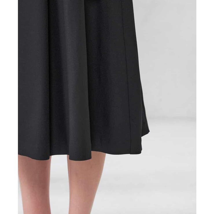 洗える/イージーケア/吸水速乾/ストレッチ】梳毛調フレアスカート[品番