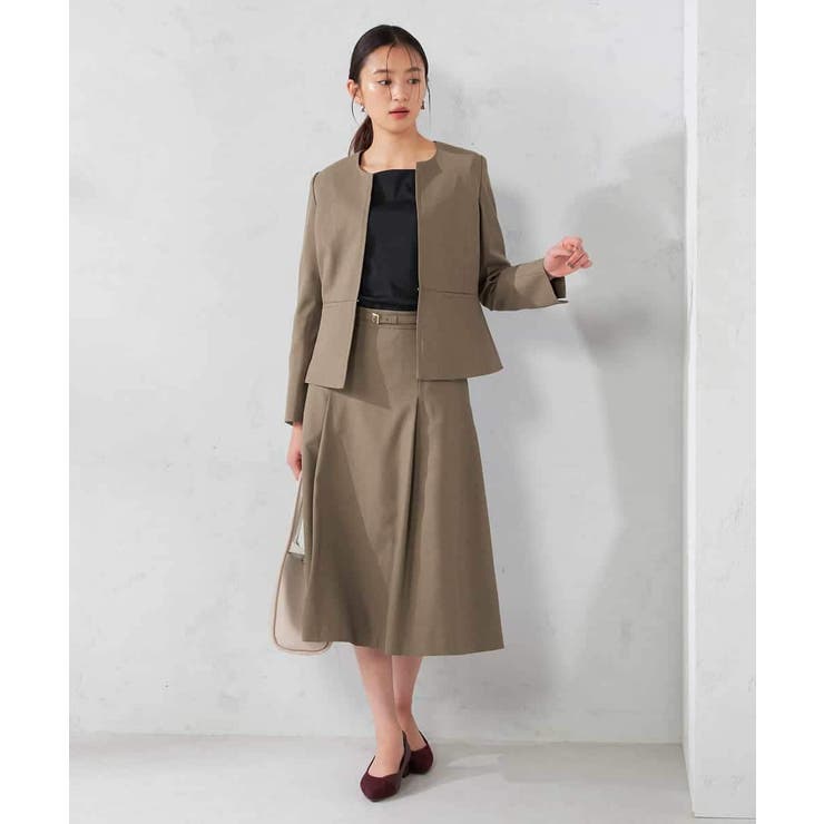 【洗える/イージーケア/吸水速乾/ストレッチ】梳毛調フレアスカート | a.v.v【WOMEN】 | 詳細画像5 