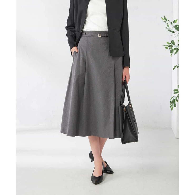 【洗える/イージーケア/吸水速乾/ストレッチ】梳毛調フレアスカート | a.v.v【WOMEN】 | 詳細画像8 