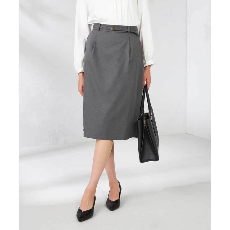 【洗える/イージーケア/吸水速乾/ストレッチ】梳毛調タイトスカート | a.v.v【WOMEN】 | 詳細画像10 