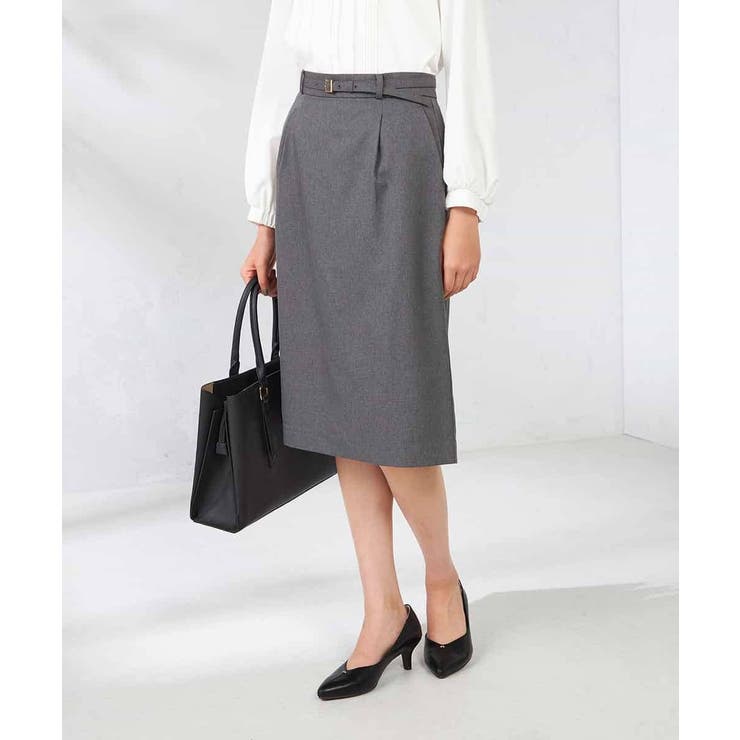 【洗える/イージーケア/吸水速乾/ストレッチ】梳毛調タイトスカート | a.v.v【WOMEN】 | 詳細画像11 