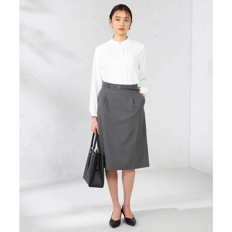 【洗える/イージーケア/吸水速乾/ストレッチ】梳毛調タイトスカート | a.v.v【WOMEN】 | 詳細画像12 