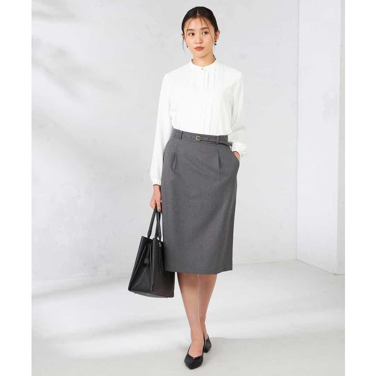 【洗える/イージーケア/吸水速乾/ストレッチ】梳毛調タイトスカート | a.v.v【WOMEN】 | 詳細画像13 