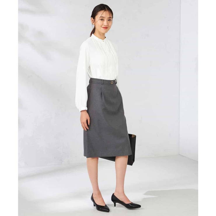 【洗える/イージーケア/吸水速乾/ストレッチ】梳毛調タイトスカート | a.v.v【WOMEN】 | 詳細画像14 