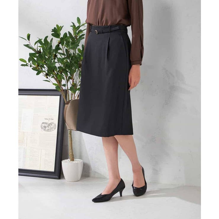 【洗える/イージーケア/吸水速乾/ストレッチ】梳毛調タイトスカート | a.v.v【WOMEN】 | 詳細画像16 