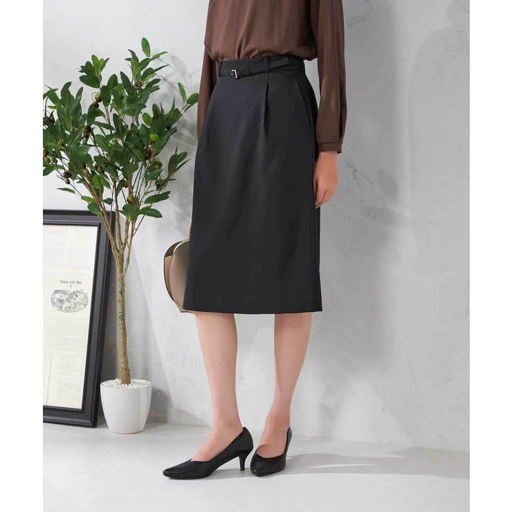 【洗える/イージーケア/吸水速乾/ストレッチ】梳毛調タイトスカート | a.v.v【WOMEN】 | 詳細画像17 