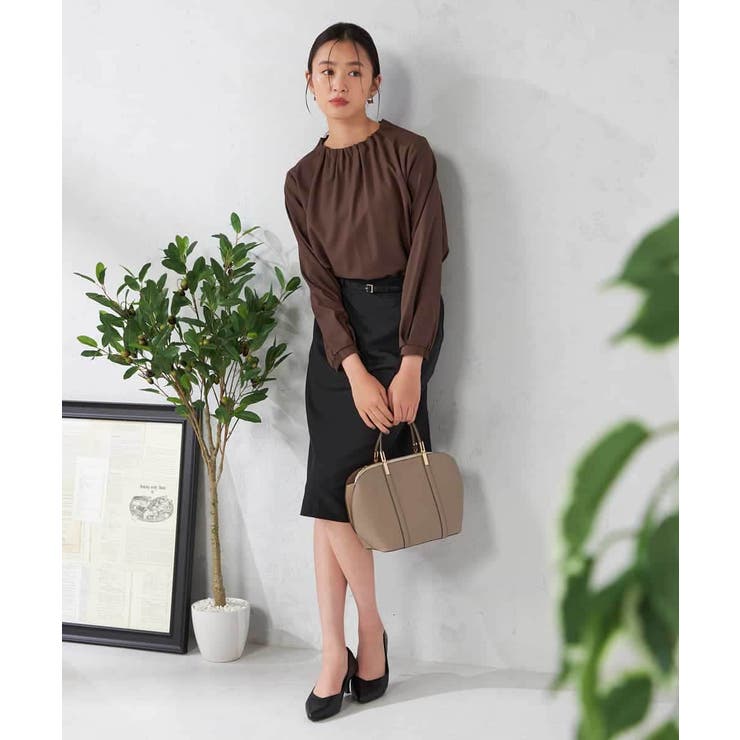 【洗える/イージーケア/吸水速乾/ストレッチ】梳毛調タイトスカート | a.v.v【WOMEN】 | 詳細画像20 