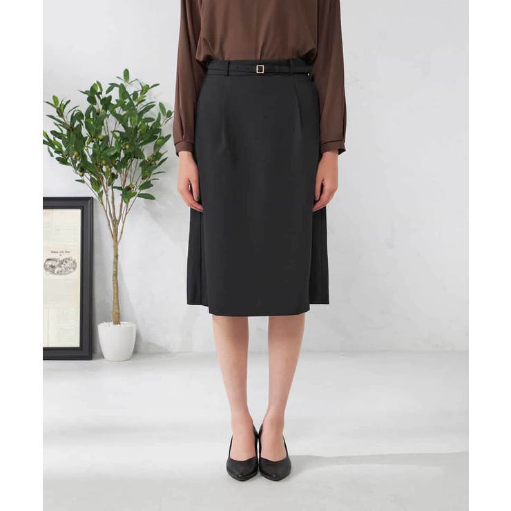 【洗える/イージーケア/吸水速乾/ストレッチ】梳毛調タイトスカート | a.v.v【WOMEN】 | 詳細画像23 