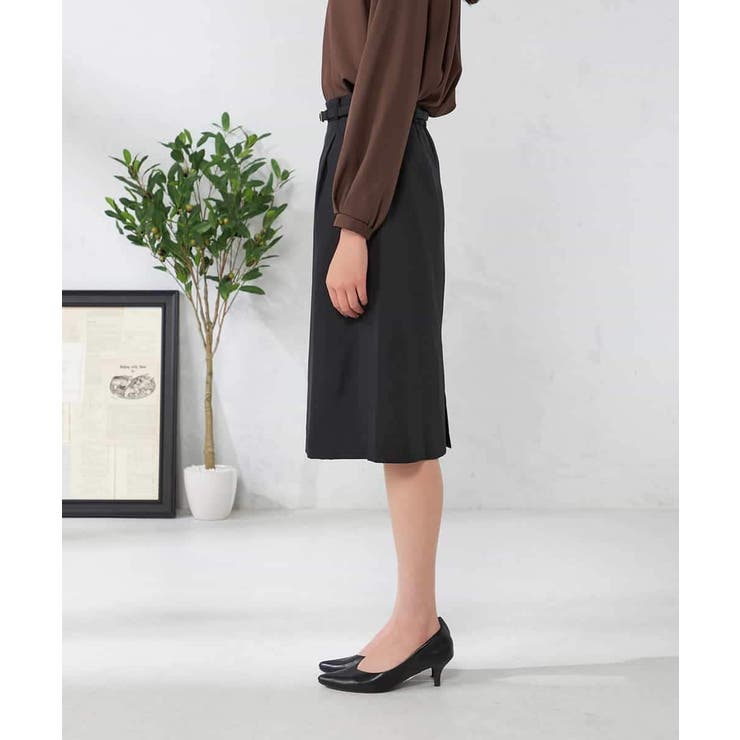 【洗える/イージーケア/吸水速乾/ストレッチ】梳毛調タイトスカート | a.v.v【WOMEN】 | 詳細画像24 