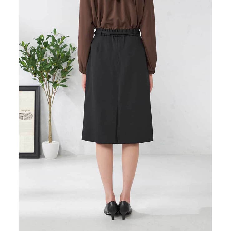 【洗える/イージーケア/吸水速乾/ストレッチ】梳毛調タイトスカート | a.v.v【WOMEN】 | 詳細画像25 