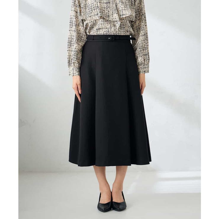 【洗える/イージーケア/ストレッチ】パウダーツイルフレアスカート | a.v.v【WOMEN】 | 詳細画像14