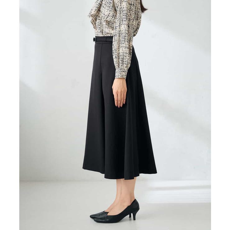 【洗える/イージーケア/ストレッチ】パウダーツイルフレアスカート | a.v.v【WOMEN】 | 詳細画像15