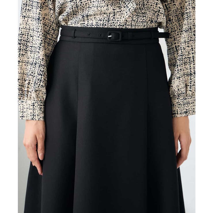 【洗える/イージーケア/ストレッチ】パウダーツイルフレアスカート | a.v.v【WOMEN】 | 詳細画像17