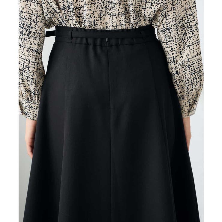 【洗える/イージーケア/ストレッチ】パウダーツイルフレアスカート | a.v.v【WOMEN】 | 詳細画像18