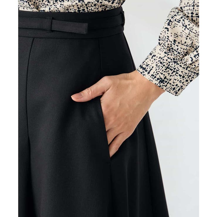 【洗える/イージーケア/ストレッチ】パウダーツイルフレアスカート | a.v.v【WOMEN】 | 詳細画像19