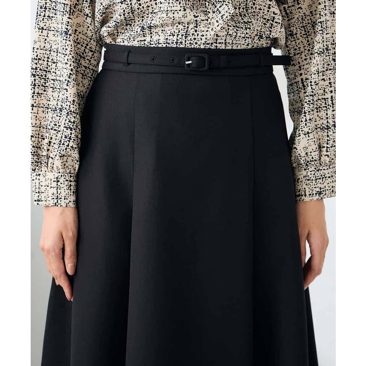 【洗える/イージーケア/ストレッチ】パウダーツイルフレアスカート | a.v.v【WOMEN】 | 詳細画像24 