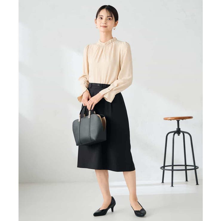 【洗える/イージーケア/ストレッチ】パウダーツイルタイトスカート | a.v.v【WOMEN】 | 詳細画像18 