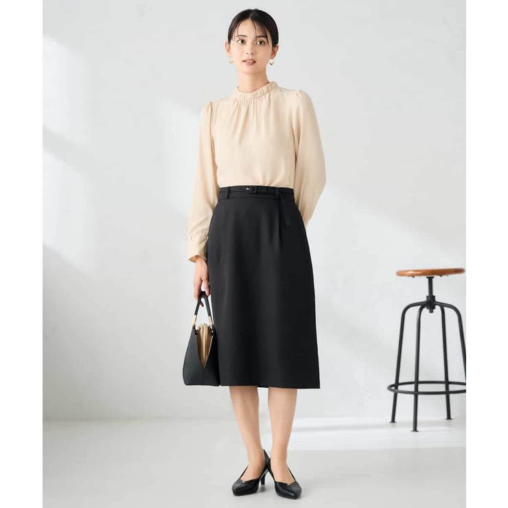 【洗える/イージーケア/ストレッチ】パウダーツイルタイトスカート | a.v.v【WOMEN】 | 詳細画像20 