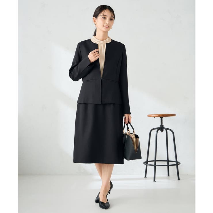 【洗える/イージーケア/ストレッチ】パウダーツイルタイトスカート | a.v.v【WOMEN】 | 詳細画像23 