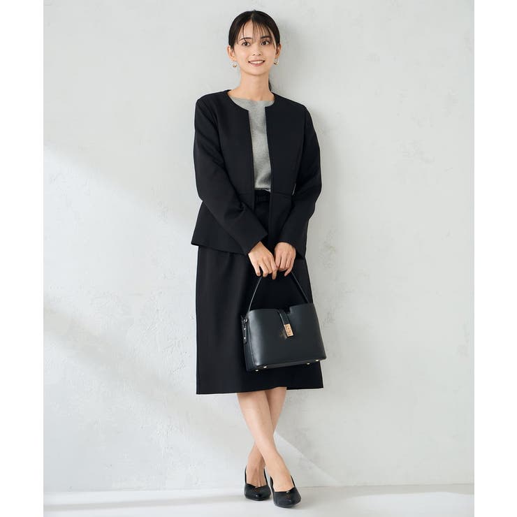 【洗える/イージーケア/ストレッチ】パウダーツイルタイトスカート | a.v.v【WOMEN】 | 詳細画像26 