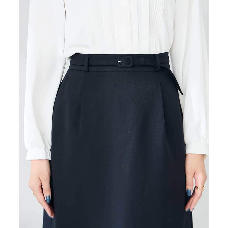 【洗える/イージーケア/ストレッチ】パウダーツイルタイトスカート | a.v.v【WOMEN】 | 詳細画像30 