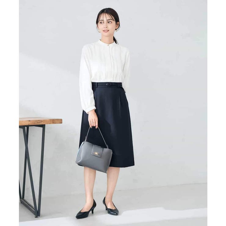 【洗える/イージーケア/ストレッチ】パウダーツイルタイトスカート | a.v.v【WOMEN】 | 詳細画像7 