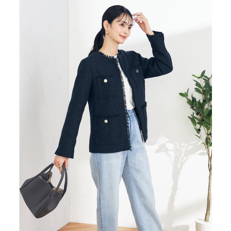 ツイードジャケット | a.v.v【WOMEN】 | 詳細画像21 