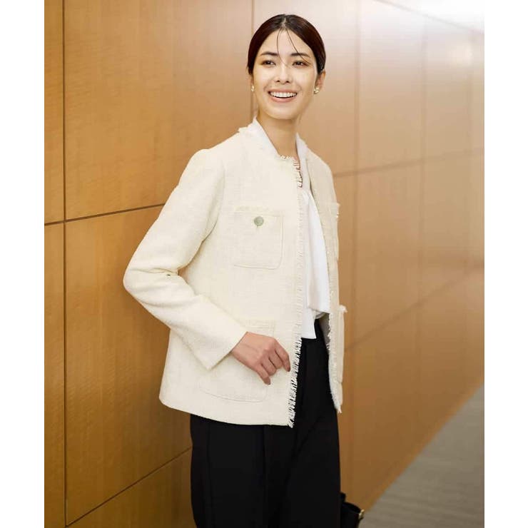 ツイードジャケット | a.v.v【WOMEN】 | 詳細画像25 