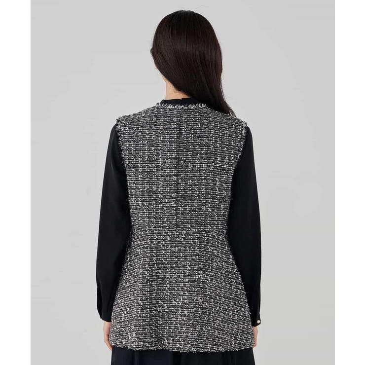 ミックスツイードペプラムジレ | a.v.v【WOMEN】 | 詳細画像37 