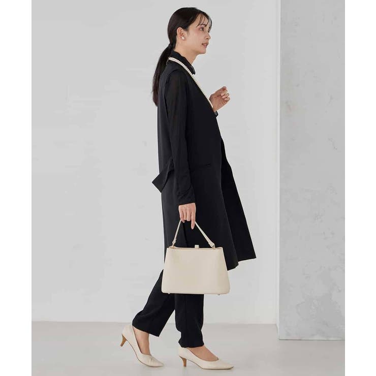 サテンサイドスリットジレ【洗える/速乾/毛玉になりにくい/イージーケア】 | a.v.v【WOMEN】 | 詳細画像21 